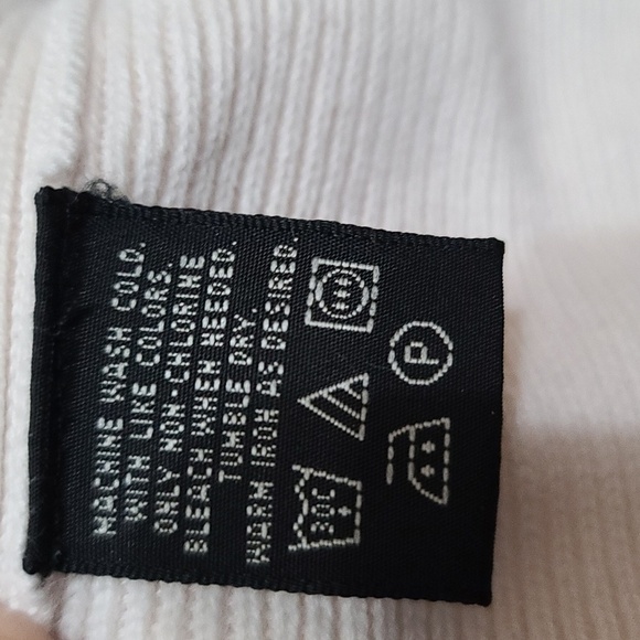 Eddie Bauer Golf Mens Sweater Vest Cream W/Navy Trim V-neck EB-Tek Sz EUC XL - Picture 6 of 8